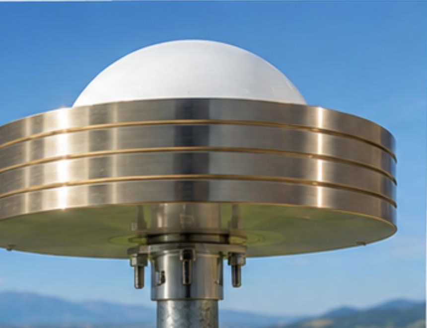 3D choke ring GNSS antenna with the radome removed